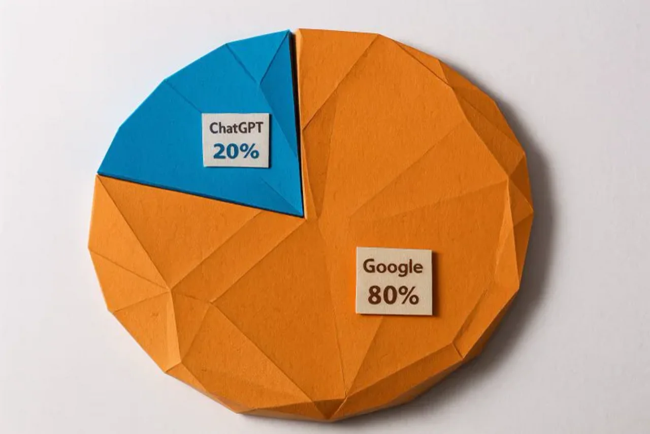 Original LinkedIn image illustrating the shift from traditional search to AI-powered answers.