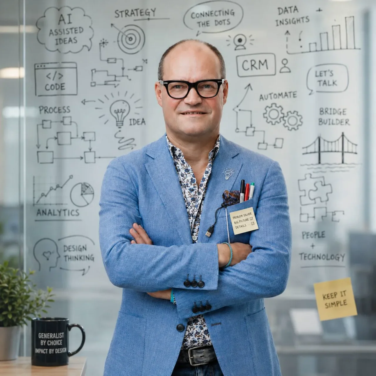 Original LinkedIn image: Gerhard G. StocKinger brings together strategy, technology, data, processes, and people.