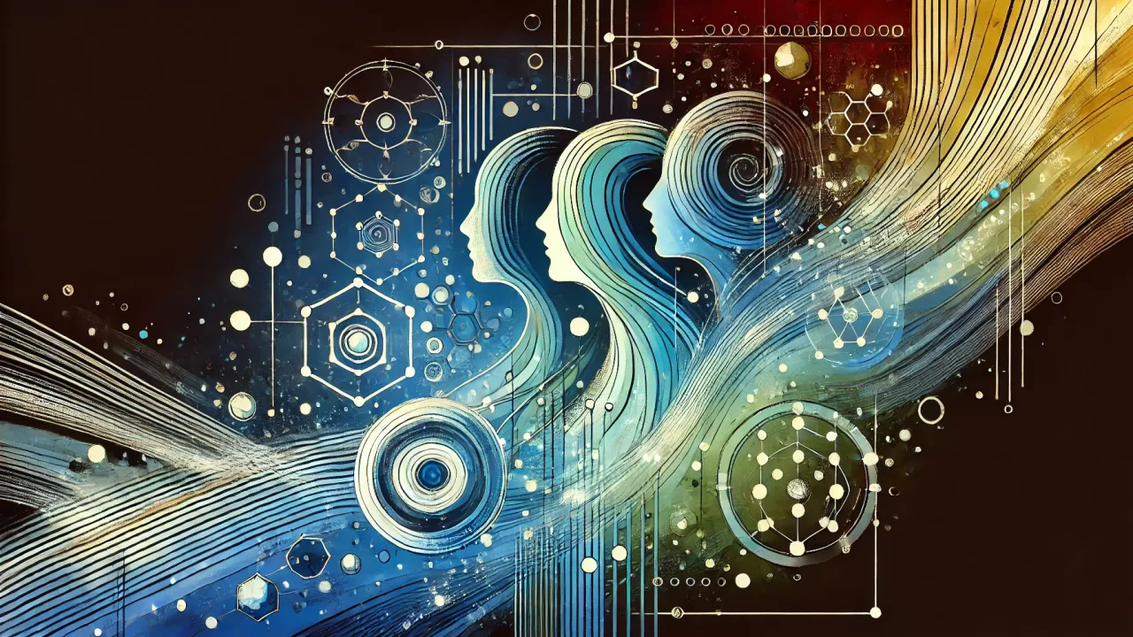 Original LinkedIn image depicting the collaboration between humans and generative AI.