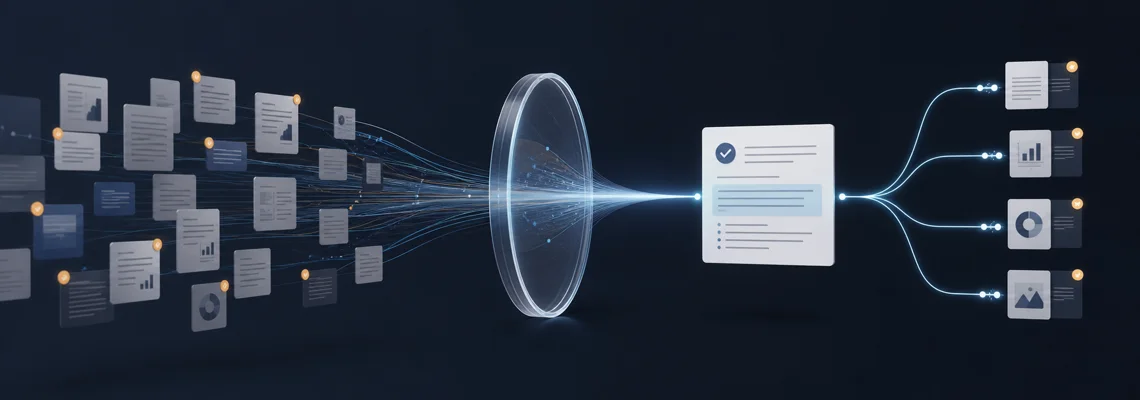 Many verifiable sources are transparently incorporated into a structured AI response.